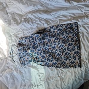 XL NWOT Laura Byrnes x Hope Morrison Serena Dress in Moontile print